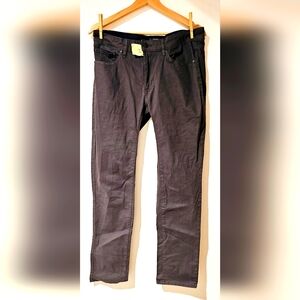 Dressman Cotton Travel Pants | Gray 32W x 32L Regular Fit